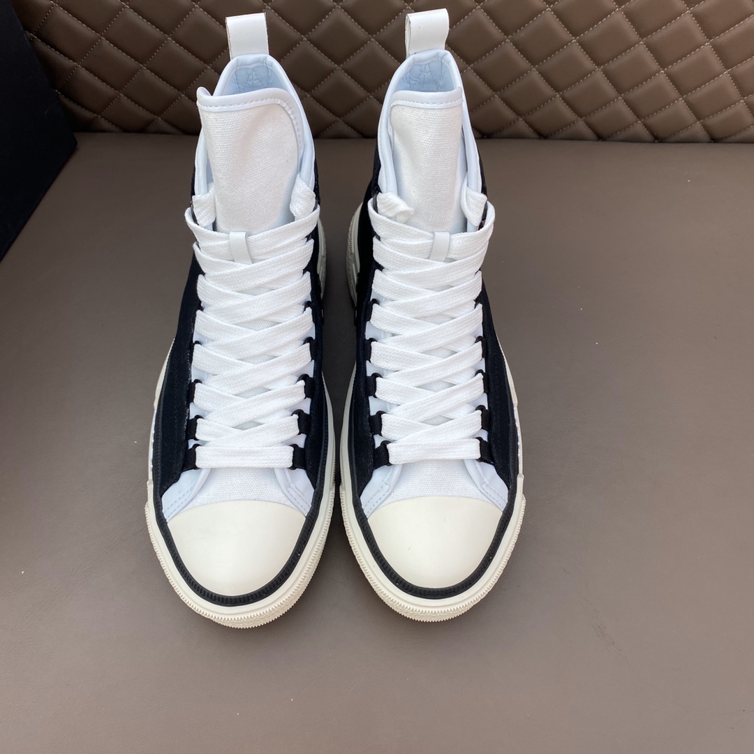 amiri high-top zapatos de lona, modelos de estrellas, exclusivo molde abierto perfecto, dedo del pie