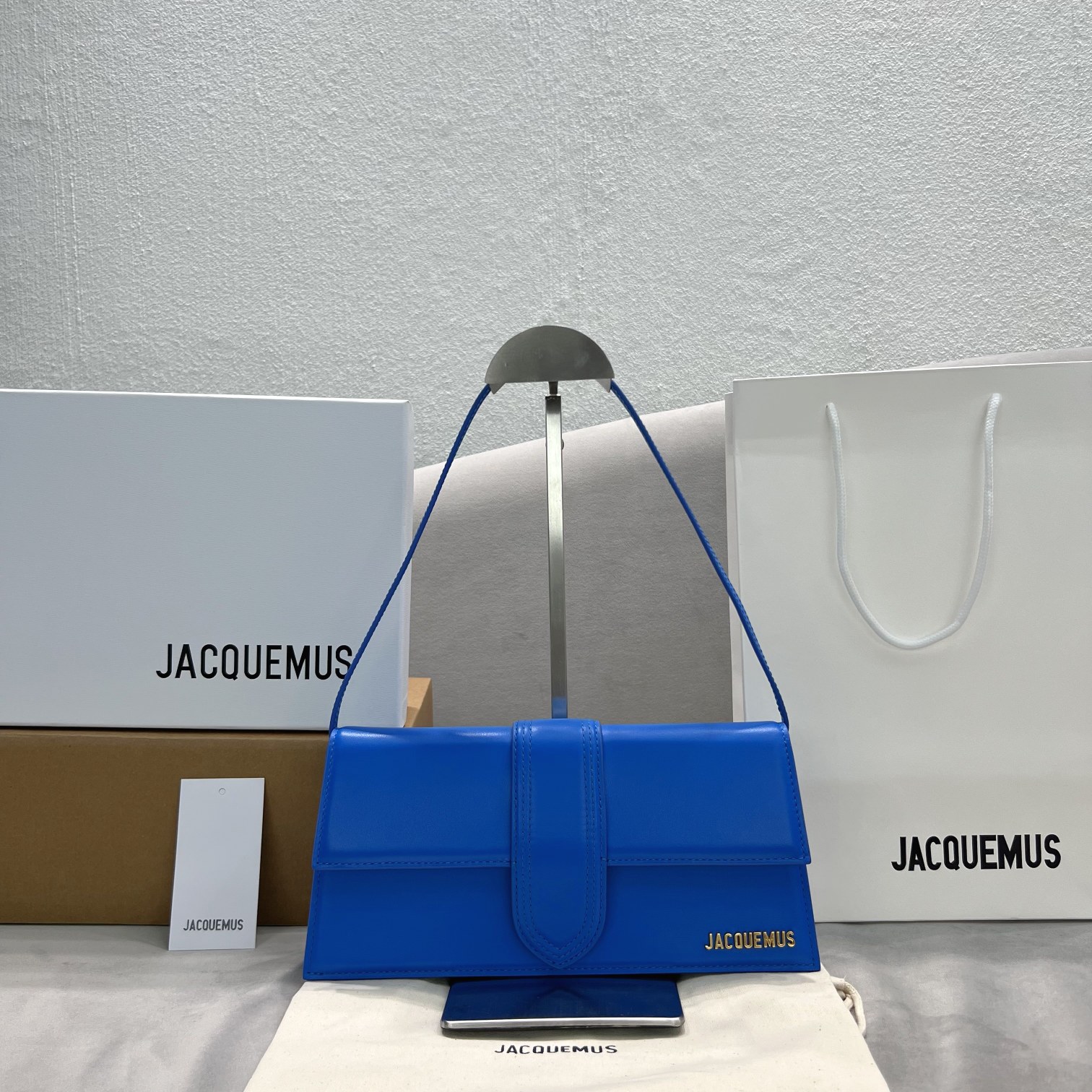 Jacquemus Best
 Crossbody & Shoulder Bags Blue Gold Chamois Fall/Winter Collection Mini