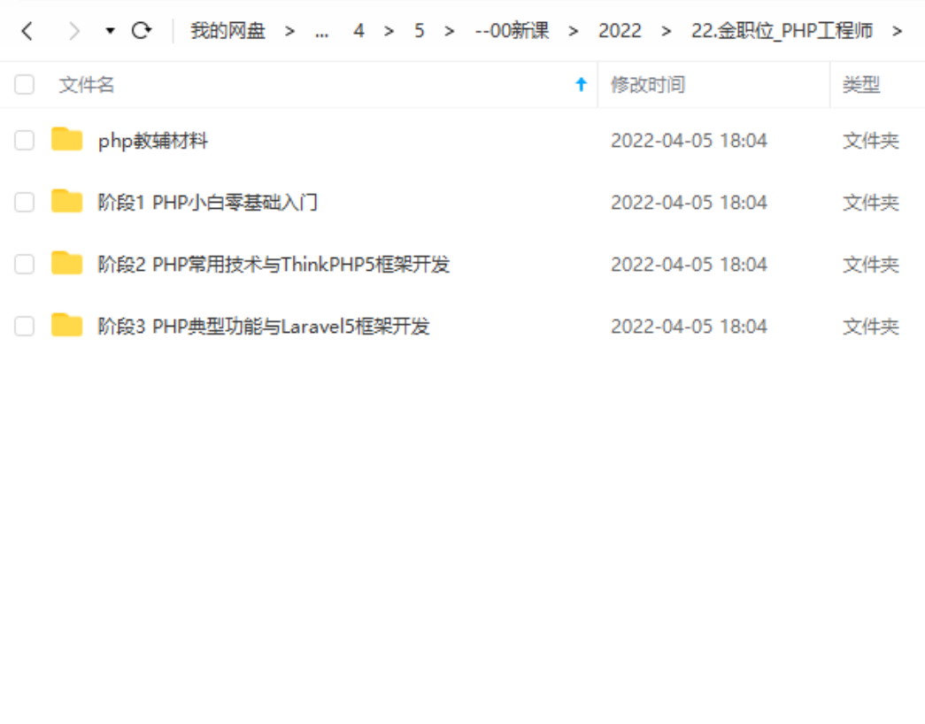 【IT上新】【学习推荐】金职位_PHP工程师