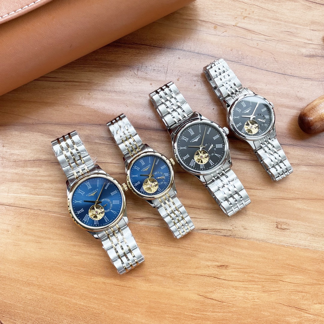 670  首发新品热卖爆款 高清实拍 完美呈现 最新：浪琴 Longines 最新设计侧飞轮新品 类型：情侣款腕表 表带：316精钢表带 机芯：西铁城机械机芯 镜面：蓝宝石玻璃更高清 品味高雅 浩瀚大气 匠心独运 腕间瑰宝 纯自然光拍摄 零P图 尺寸：直径43mm厚12mm热卖上市欢迎转载