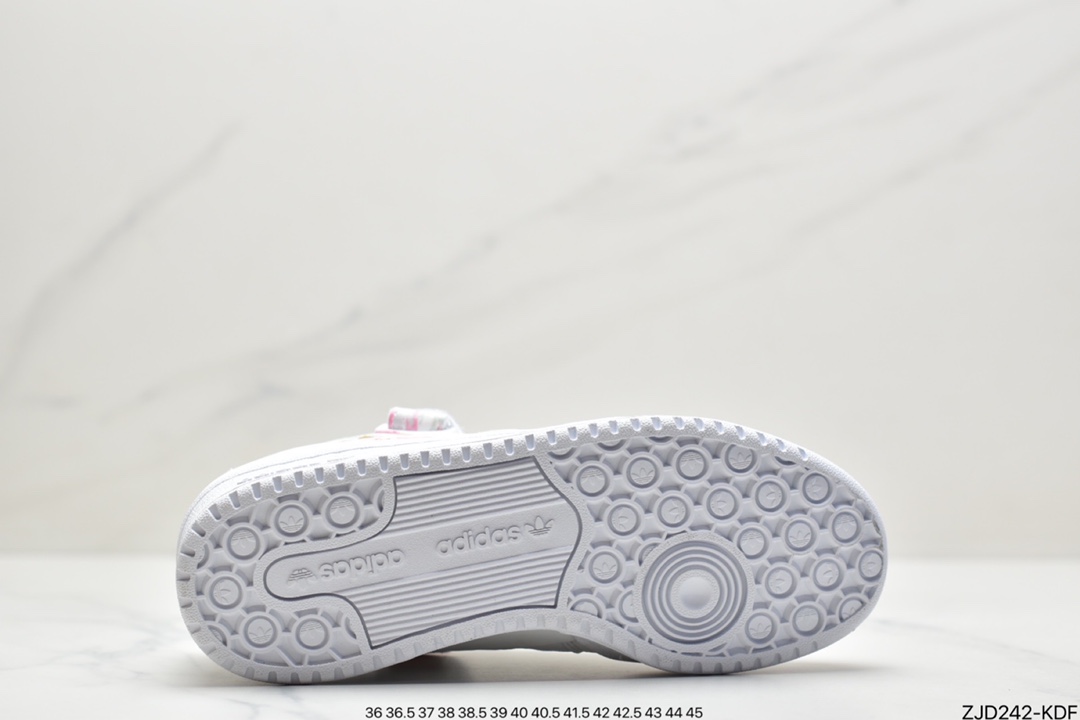 240 阿迪达斯Adidas三叶草 Originals Forum 84 Low 罗马系列魔术贴FY5119