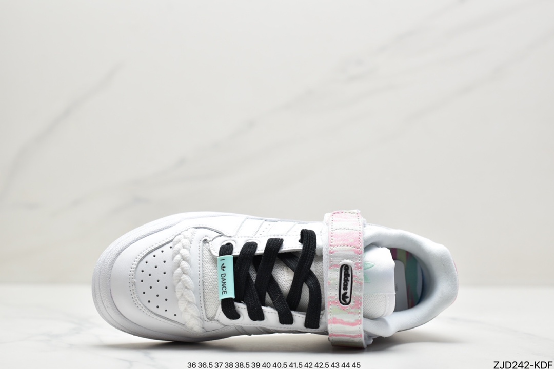 240 阿迪达斯Adidas三叶草 Originals Forum 84 Low 罗马系列魔术贴FY5119