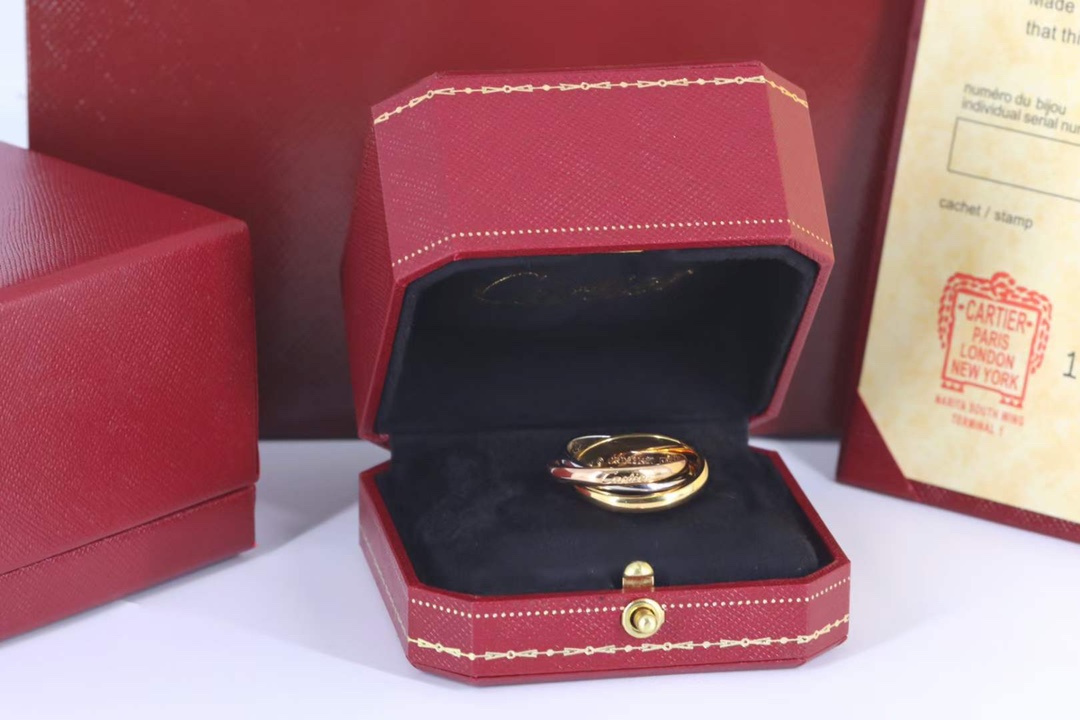 Cartier Cartier/卡地亚 Trinity系列 三色三环戒指