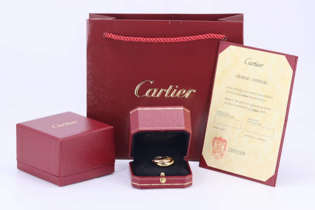 Cartier Cartier/卡地亚 Trinity系列 三色三环戒指