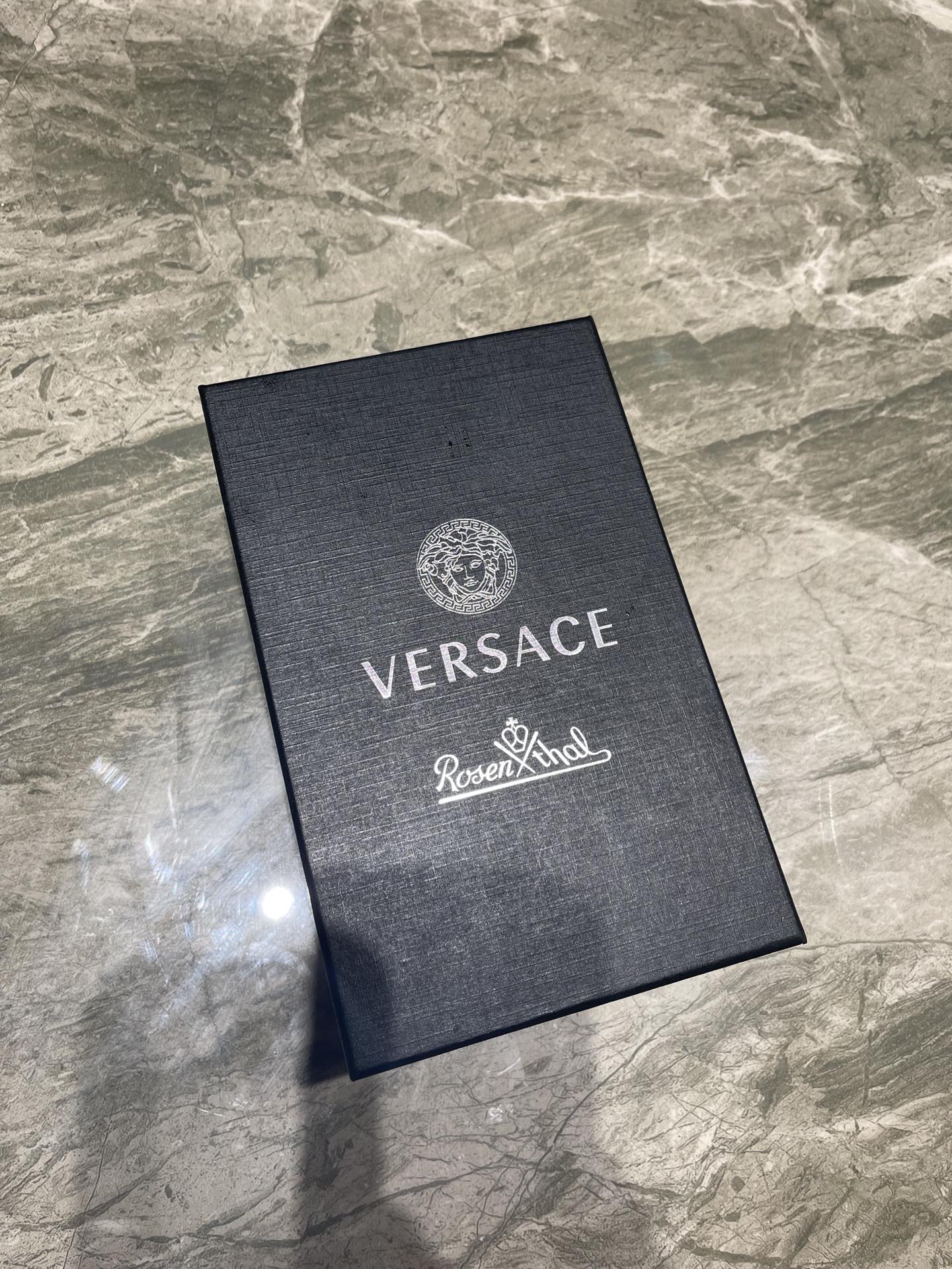 Versace Rosenthal Crystal Whiskey Glasses, Elegant Drinkware Gift Set