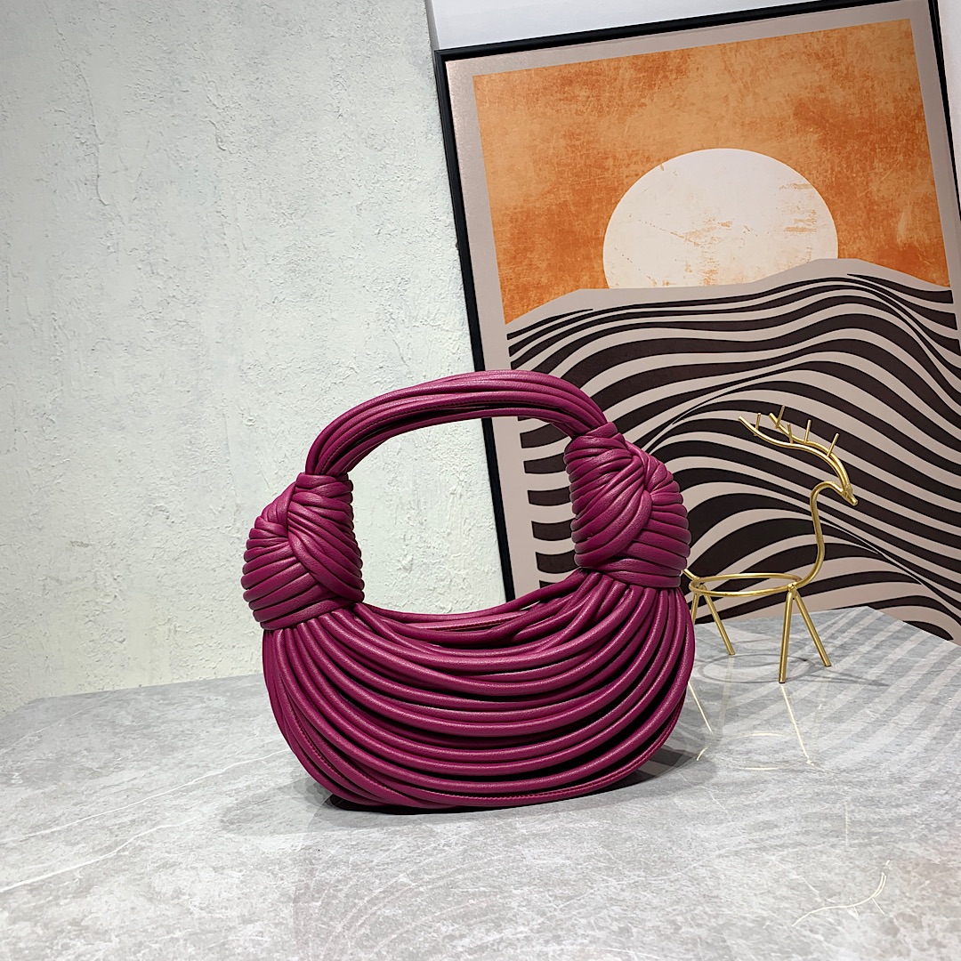 Knot Bag Water-Soft Microfiber Woven Rope Texture Handbag