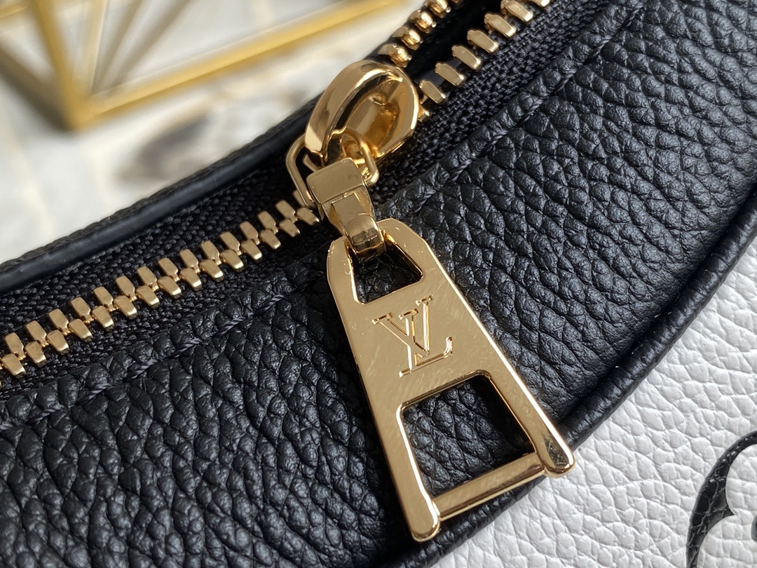顶级原单M46091黑拼色全皮系列BAGATELLE手袋BagatelleBB手袋令Monogram图案
