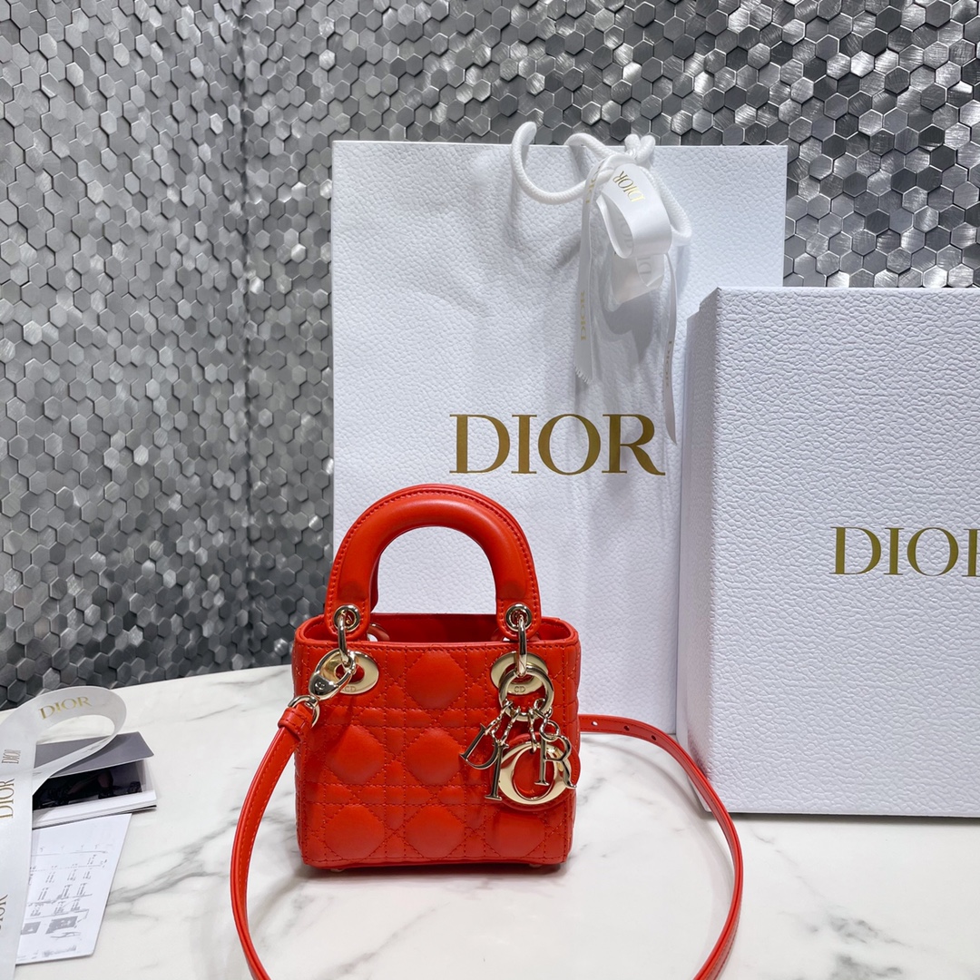 Dior Bags Handbags Sheepskin Lady Mini