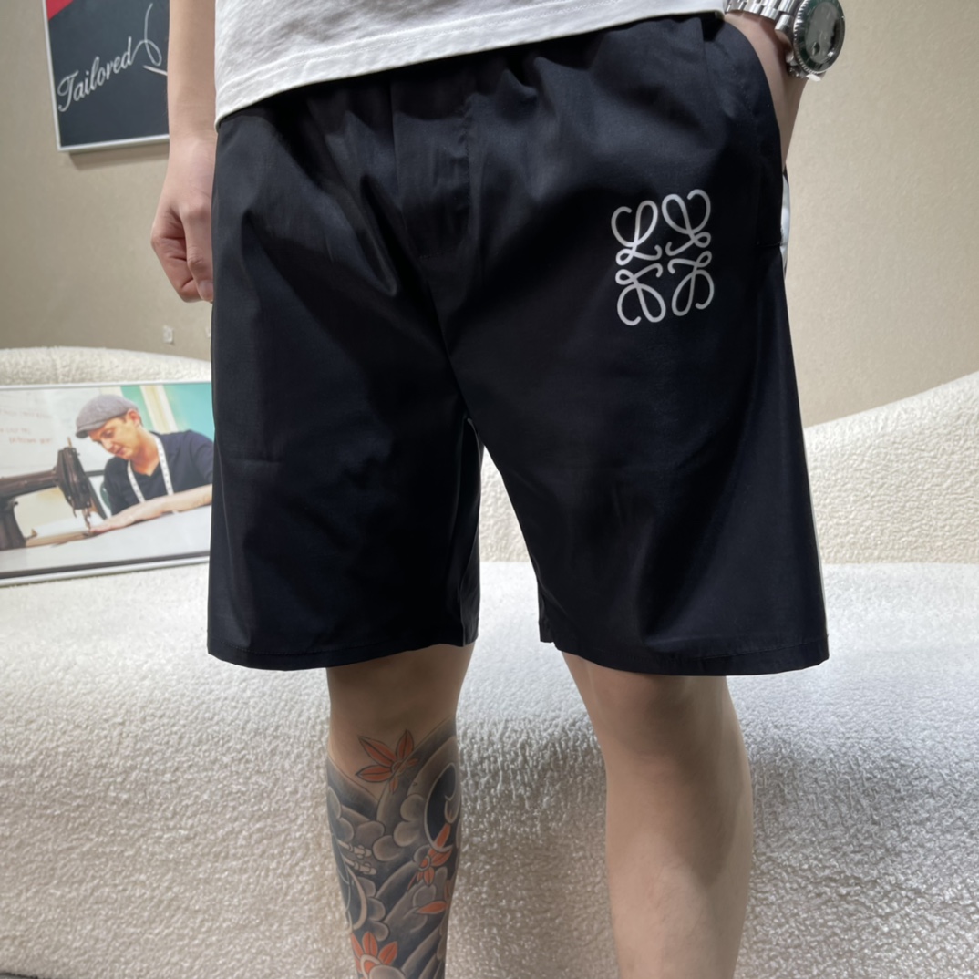 Loewe Clothing Shorts Men Nylon Spring/Summer Collection Fashion Beach