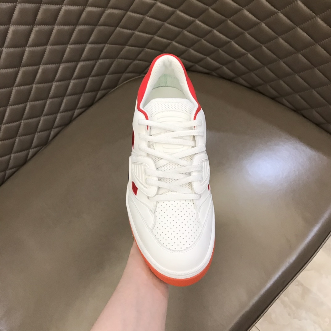 Gucci古驰 橡胶互扣式双GBasket 男士低帮运动鞋