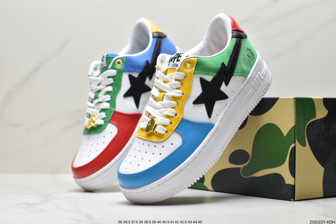 290 Bape Sta ”Tokyo” 潮流教父Nigo 品牌 猿人头经典滑板百搭休闲运动板鞋 M191045G