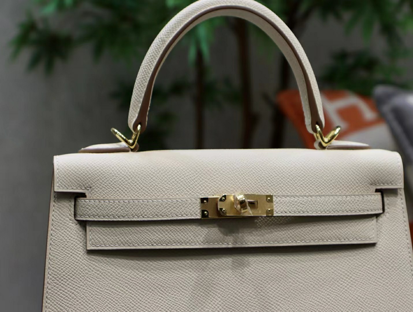 Replica migliore Hermes Kelly Borsette Borse Crossbody & Borse a Tracolla Milkshake bianco Bianco Epsom 3 a1649334103418 4647