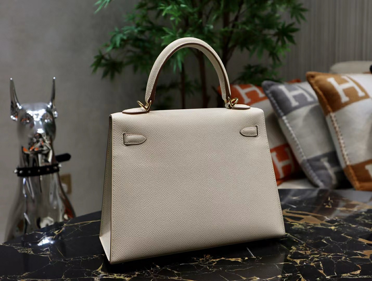 Replica migliore Hermes Kelly Borsette Borse Crossbody & Borse a Tracolla Milkshake bianco Bianco Epsom 10 a1649334103670 0623