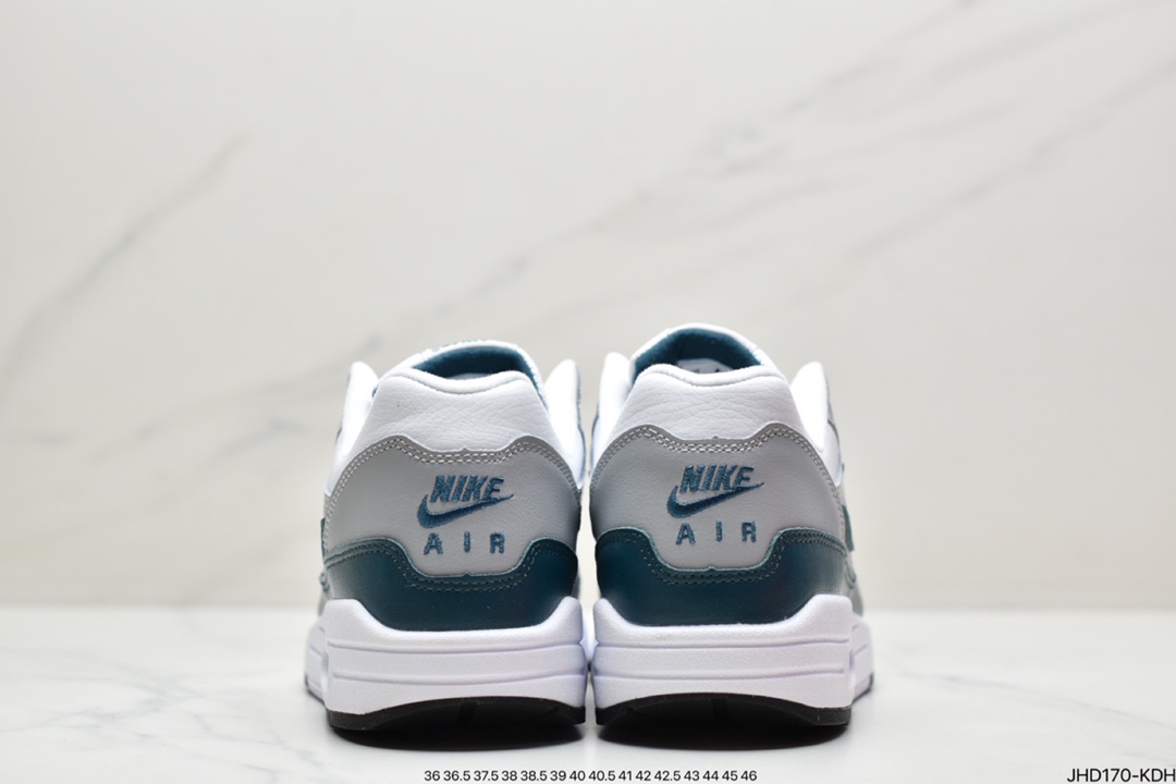 Nike Air Max 1 in White, Dark Green, Wolf Grey and Black DH4059-101