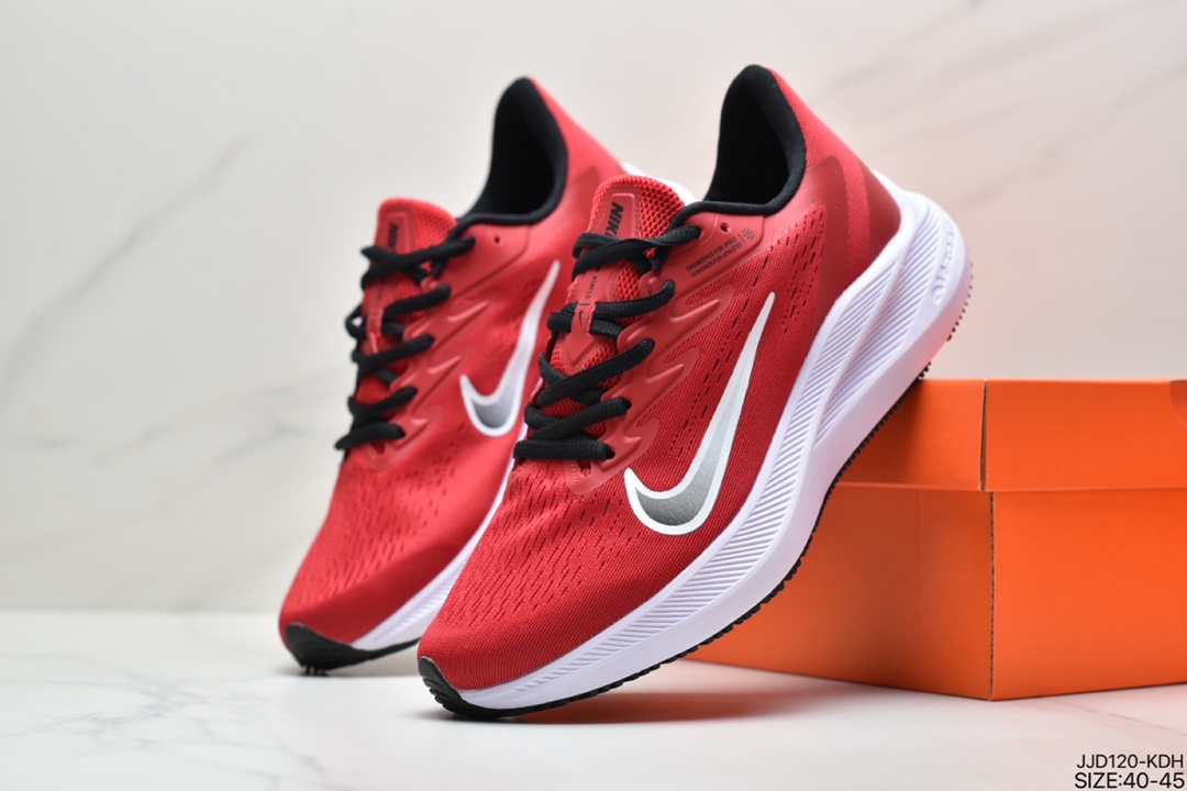 130 真标耐克Nike Zoom WINFLO 7 代 登月V7 轻质透气休闲运动跑步鞋
