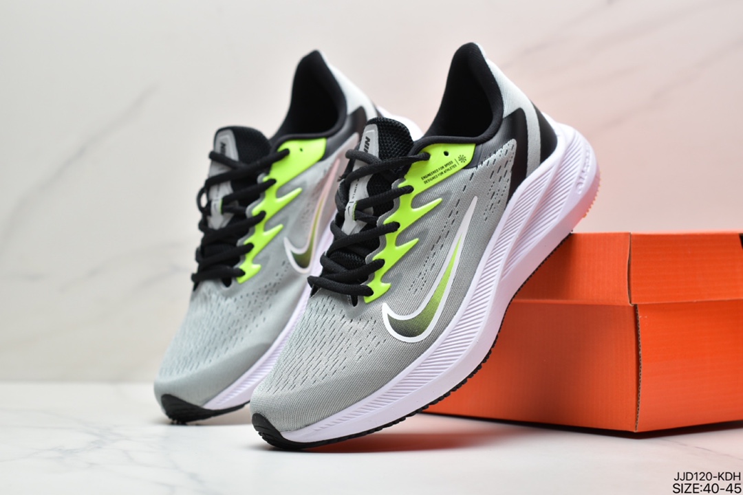 130 真标耐克Nike Zoom WINFLO 7 代 登月V7 轻质透气休闲运动跑步鞋