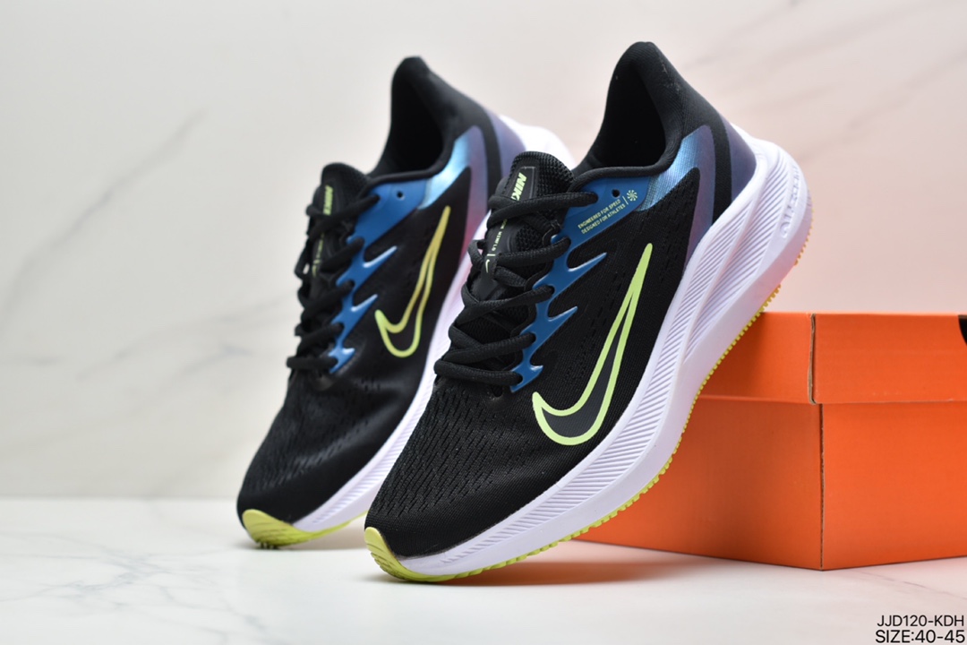 130 真标耐克Nike Zoom WINFLO 7 代 登月V7 轻质透气休闲运动跑步鞋