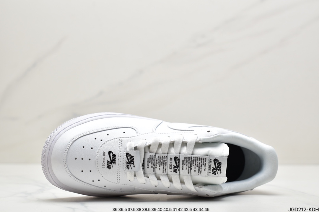 180 耐克NIKE耐克空军低帮板鞋白黑串标CJ1379-100