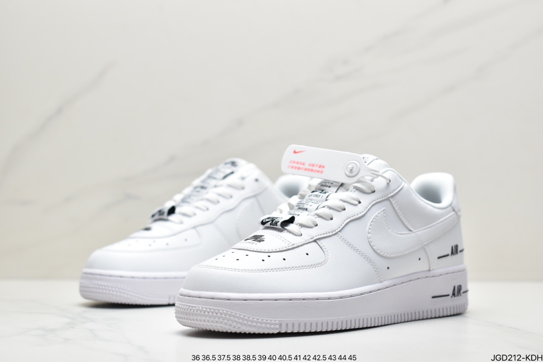 180 耐克NIKE耐克空军低帮板鞋白黑串标CJ1379-100