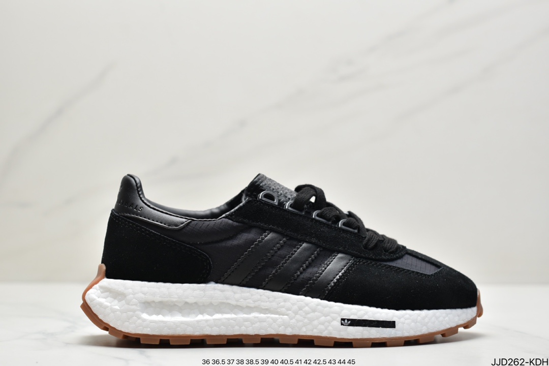 130 真爆阿迪达斯adidas Racing 1 Boost Prototype  速度轻盈复古系列百搭透气运动慢跑鞋 GW0556