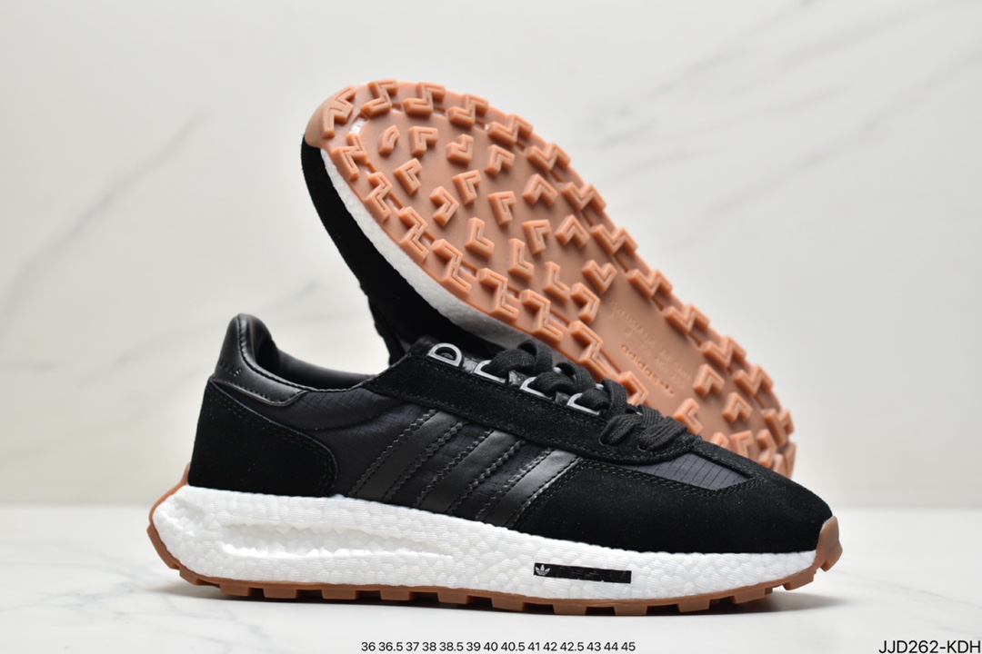 130 真爆阿迪达斯adidas Racing 1 Boost Prototype  速度轻盈复古系列百搭透气运动慢跑鞋 GW0556