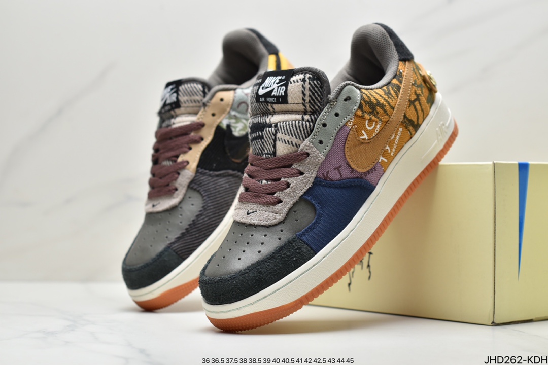 190 NIKE/耐克 TS拼接  Travis Scott x  Air Force 1 Low 联名款CN2405-900