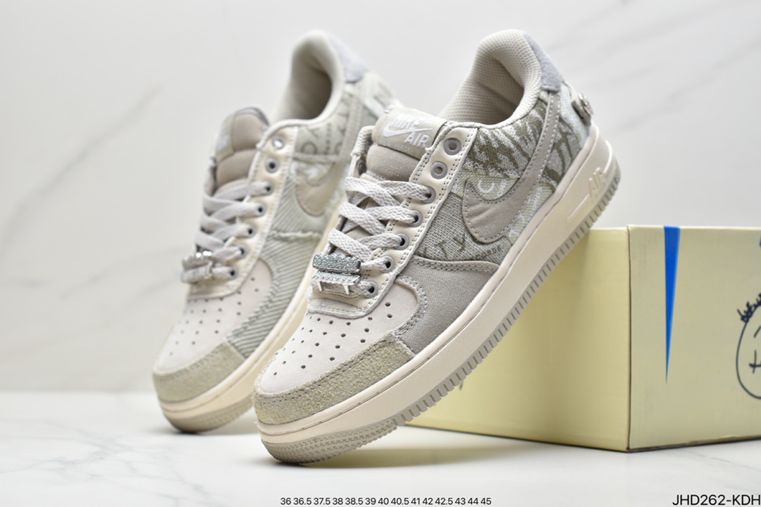 190 NIKE/耐克 TS拼接  Travis Scott x  Air Force 1 Low 联名款CN2405-900