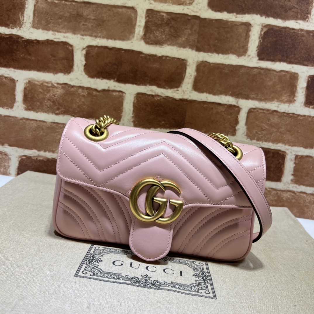 NO:211651,Package~counter quality, top-level original goods, real-life photos!  446744 light pink (full upgrade original leather) Size width 23x height 14x side width 6, shipped!  ,GUCCI【Original Skin】,gucci19860909批～专柜品质,顶级原单货,实物实拍！446744浅粉（全面升级原厂皮） 尺寸宽23x高14x侧宽6,出货了！,GUCCI【原厂皮】,gucci,Bag