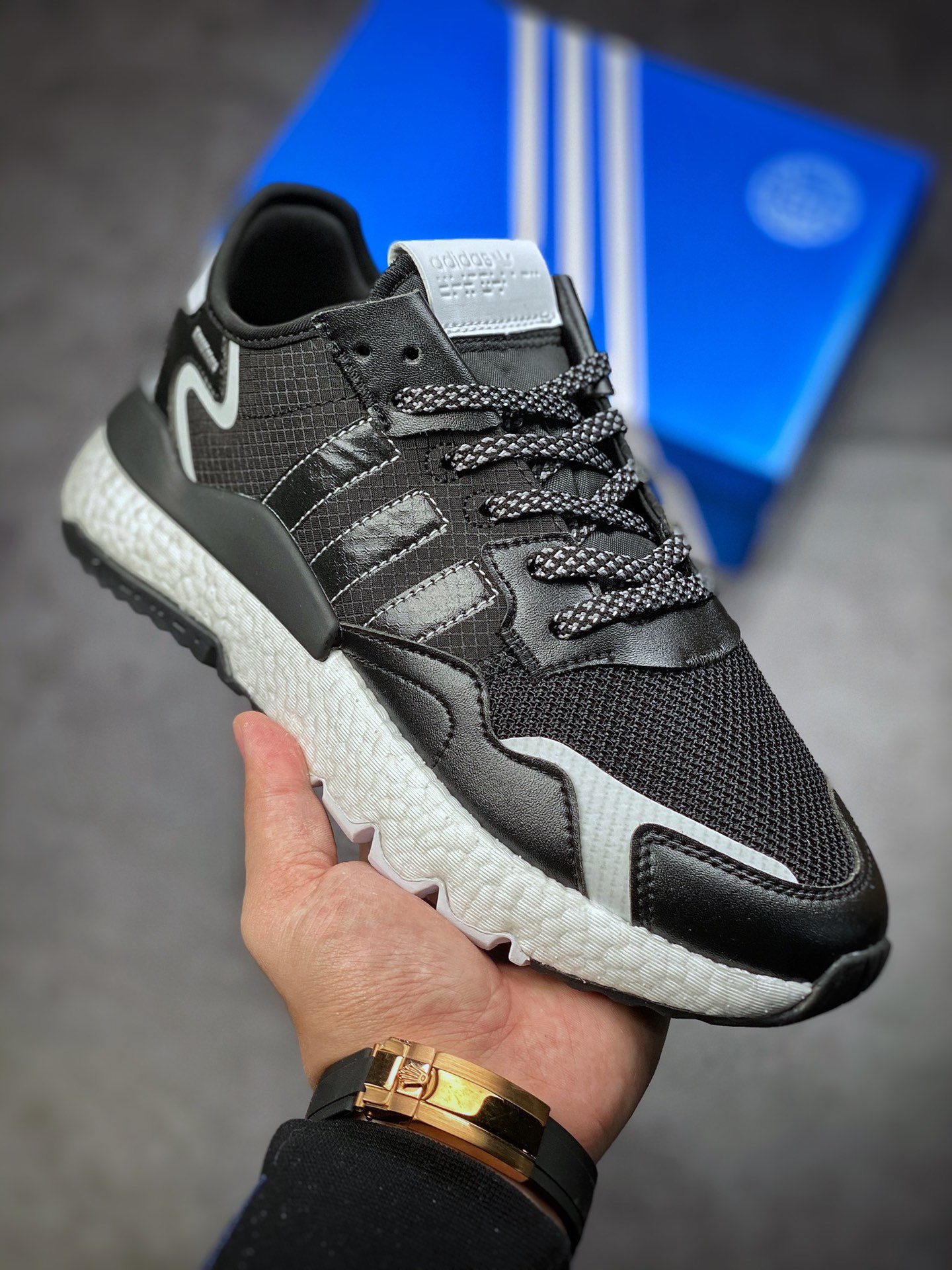 180  Adidas  Nite Jogger 2019 Boost 三叶草 联名夜行者FW2055XH