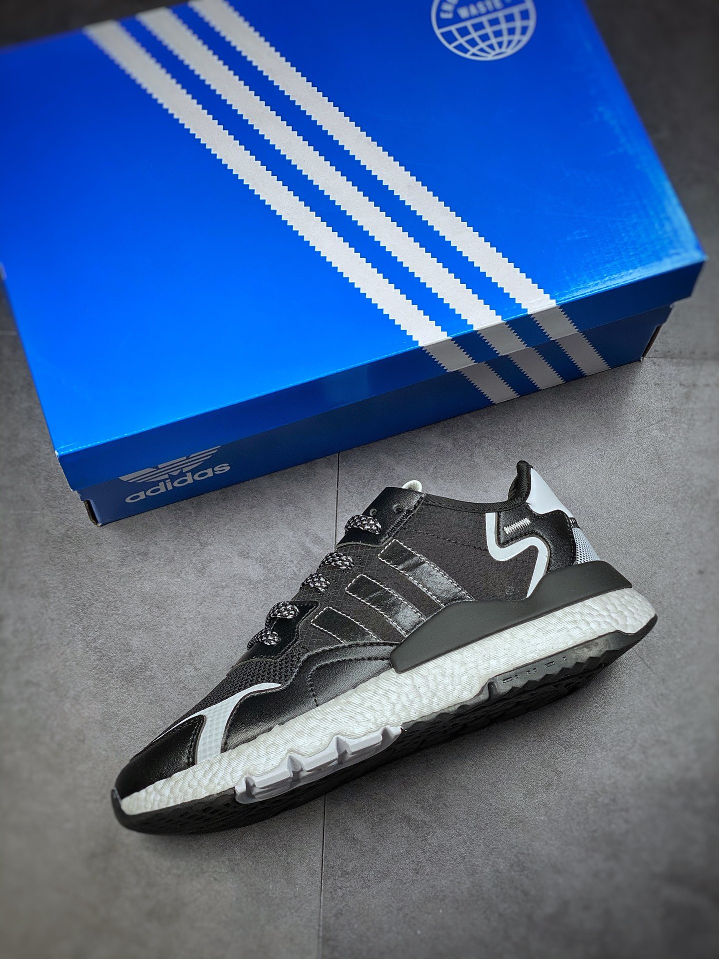 180  Adidas  Nite Jogger 2019 Boost 三叶草 联名夜行者FW2055XH