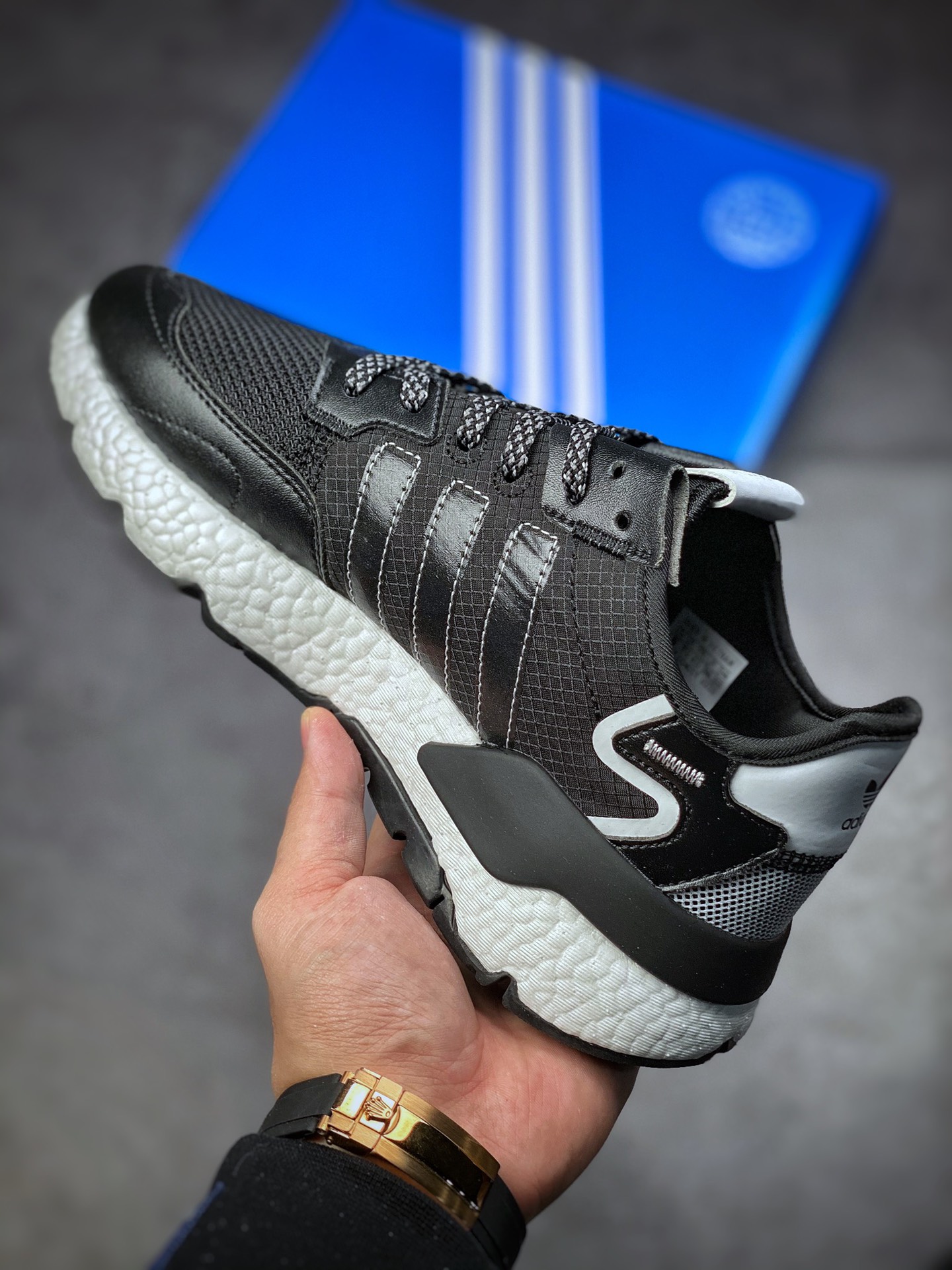 180  Adidas  Nite Jogger 2019 Boost 三叶草 联名夜行者FW2055XH