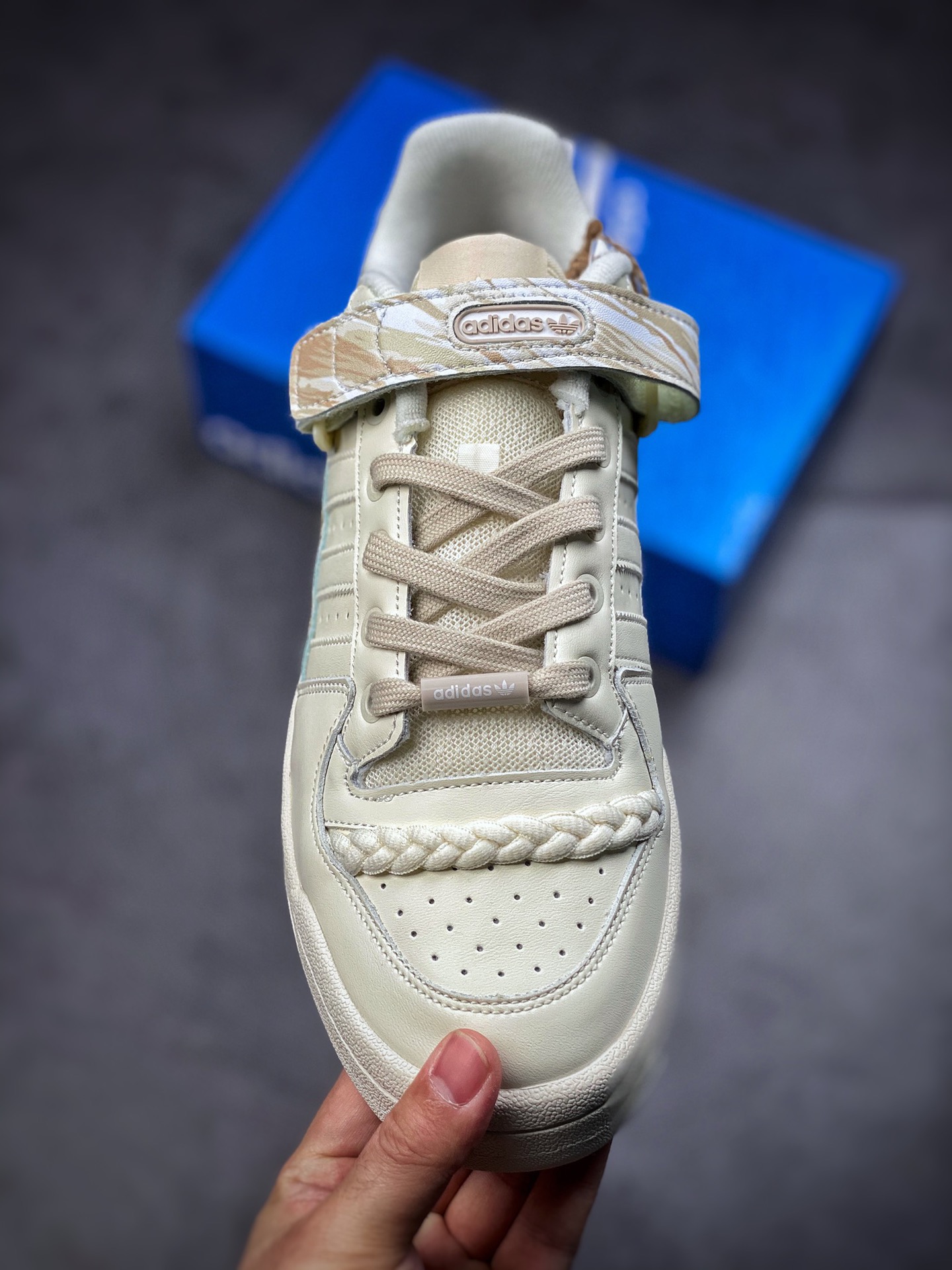 230  Adidas  Originals Forum Low 米黄迷彩 [原盒版] 纯原大厂出品GY6983