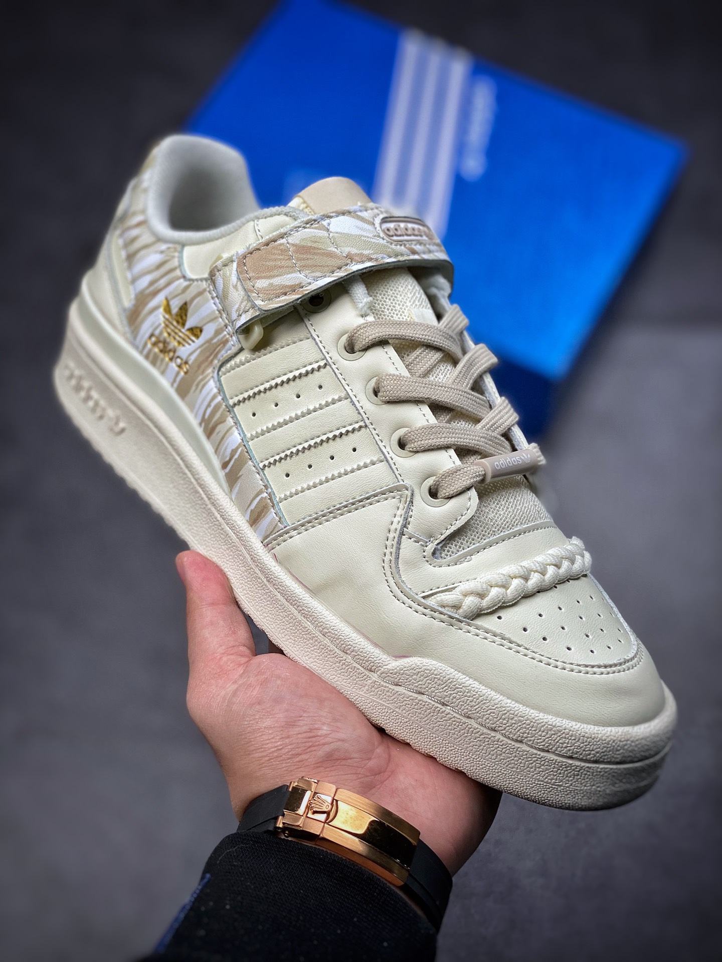 230  Adidas  Originals Forum Low 米黄迷彩 [原盒版] 纯原大厂出品GY6983