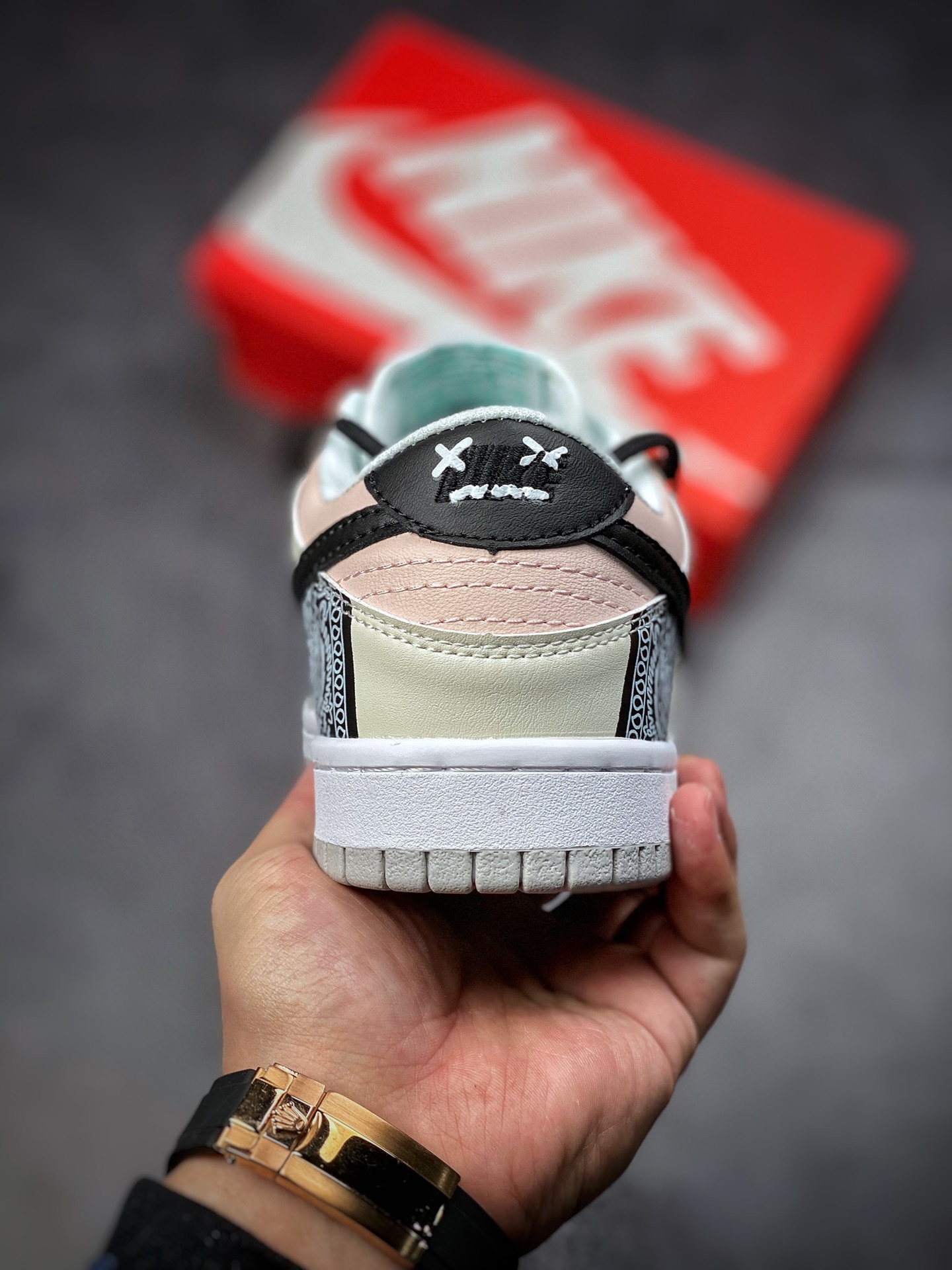 170  Nike Dunk Low “Retro”解构鞋带 Vibe风做旧 皮革 高街DD1503-009
