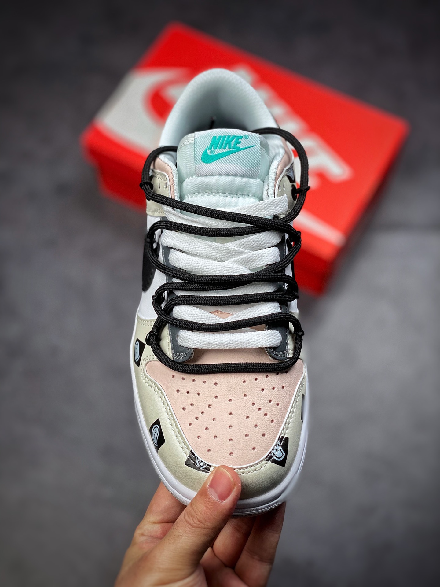 170  Nike Dunk Low “Retro”解构鞋带 Vibe风做旧 皮革 高街DD1503-009