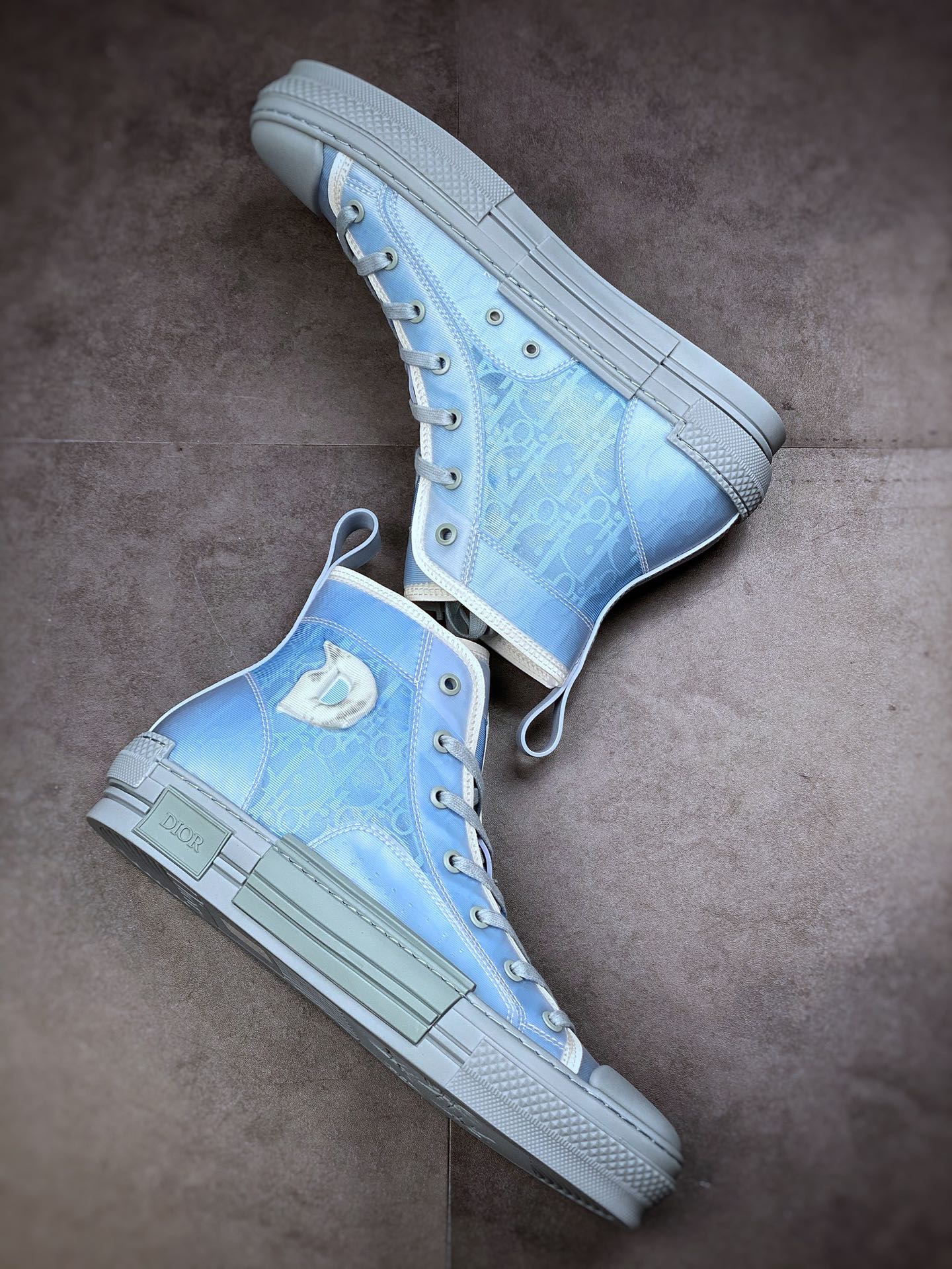 450 Dior B23 Oblique High Top Sneakers 芯片代购版迪奥高帮