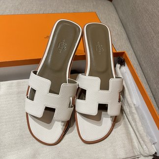 Hermes Shoes Slippers Sewing Summer Collection