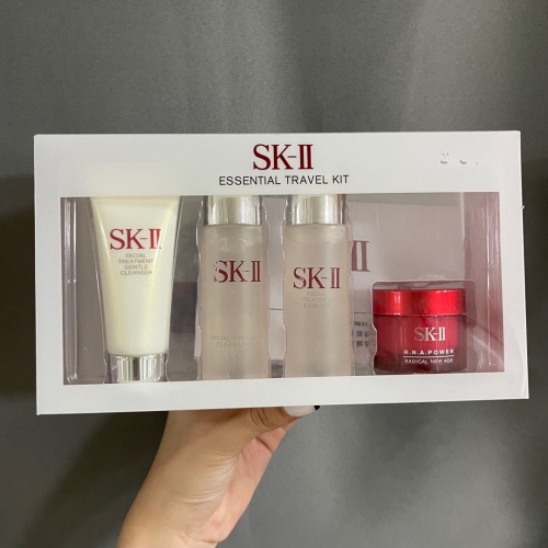 SK-II Essential Travel Kit: Gentle Cleanser, Essence, and Radical New Age Cream 1 SK-II Essential Travel Kit: Gentle Cleanser, Essence, and Radical New Age Cream