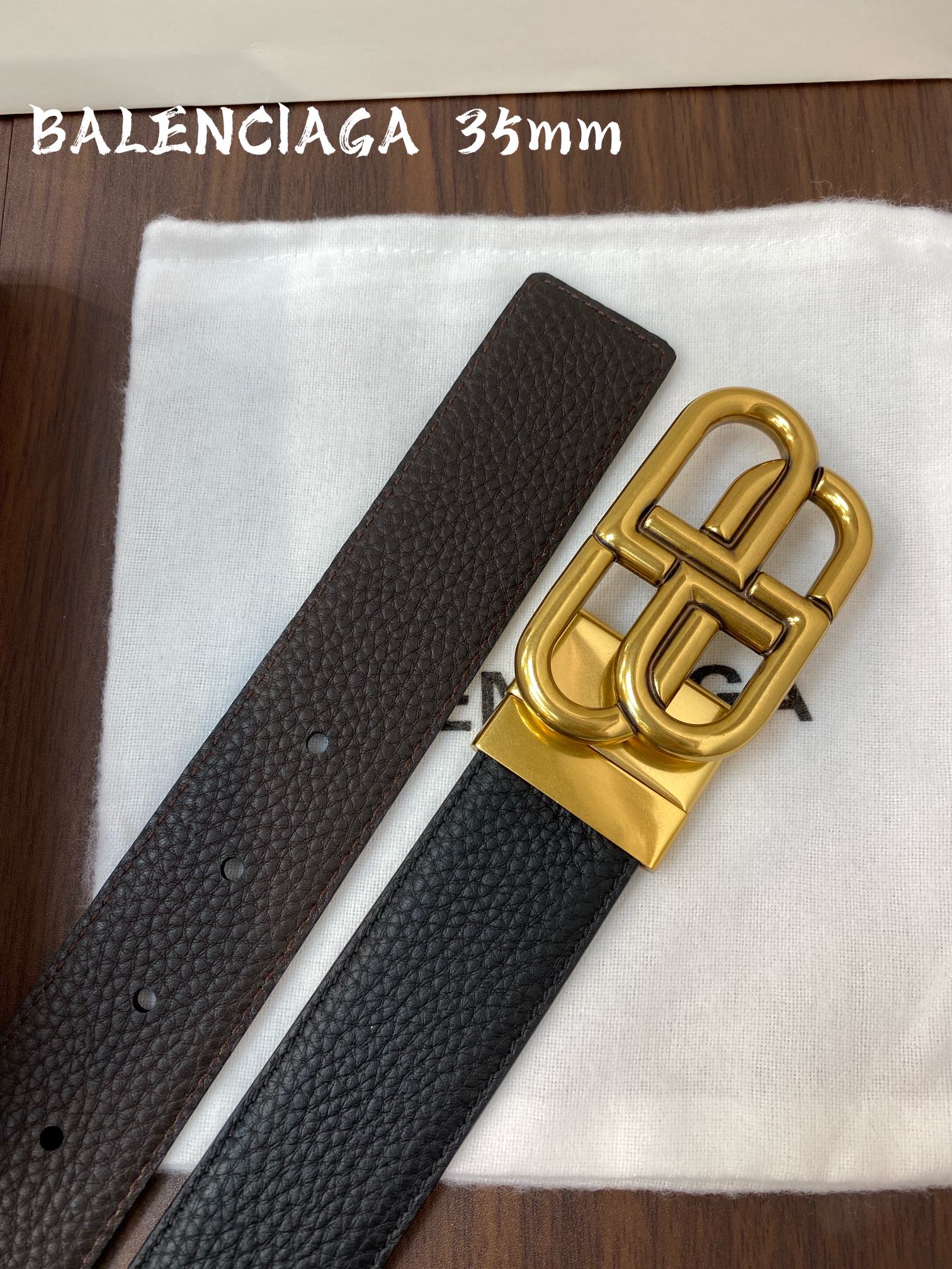 2022 Real-Class Parisian Belt with Double-Headed Calves and Retrocords - 图片 1