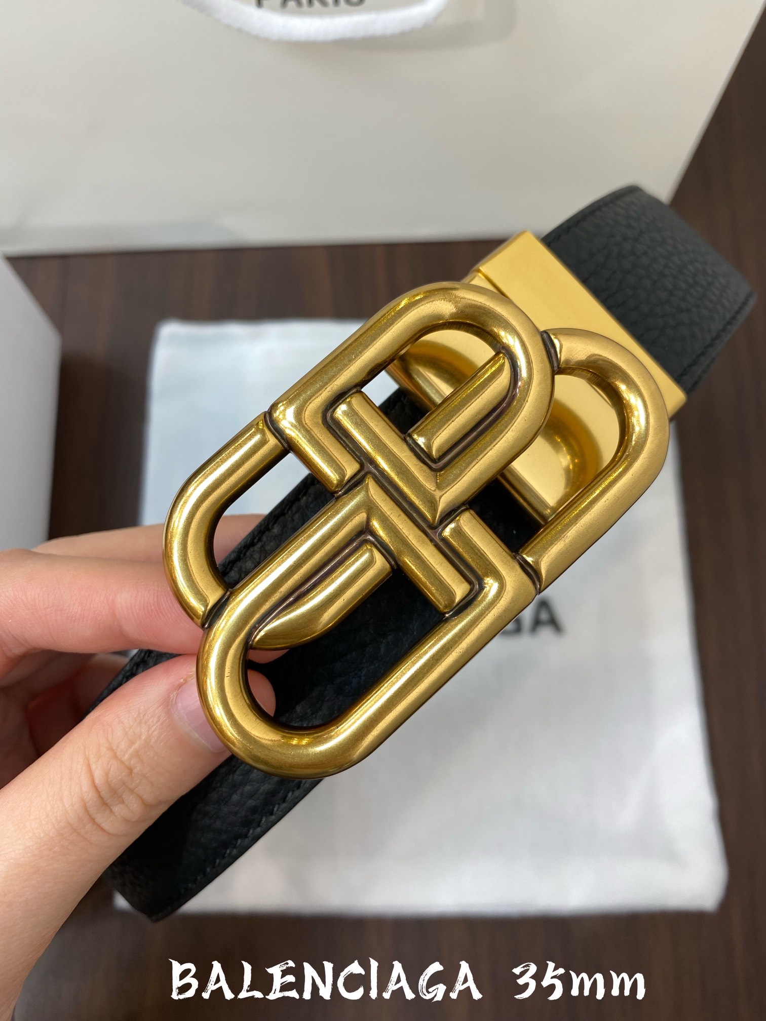 2022 Real-Class Parisian Belt with Double-Headed Calves and Retrocords - 图片 2