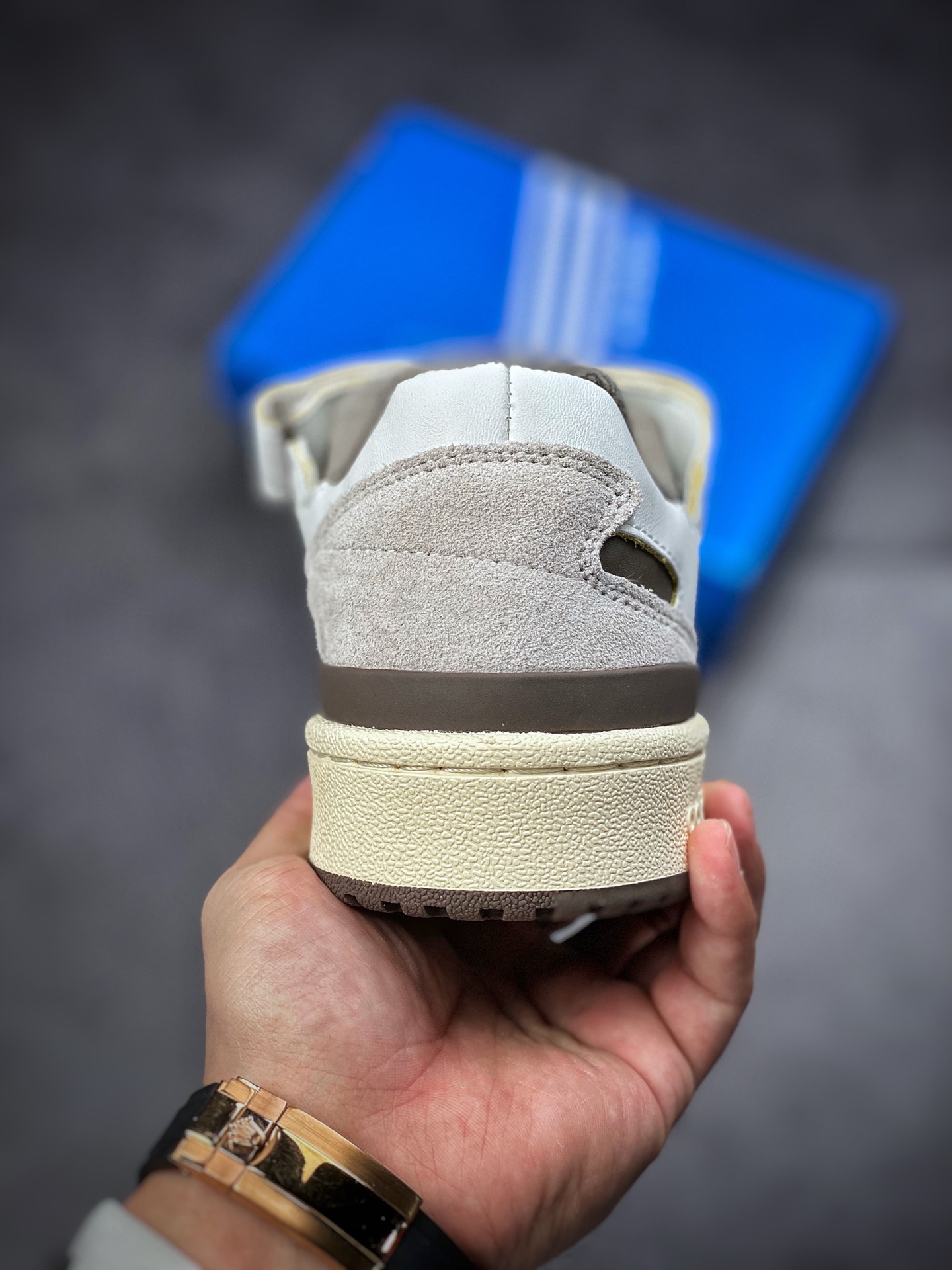 180  Adidas  Originals Forum Low 白棕色 摩卡 男女潮流头层皮休闲鞋GX4567