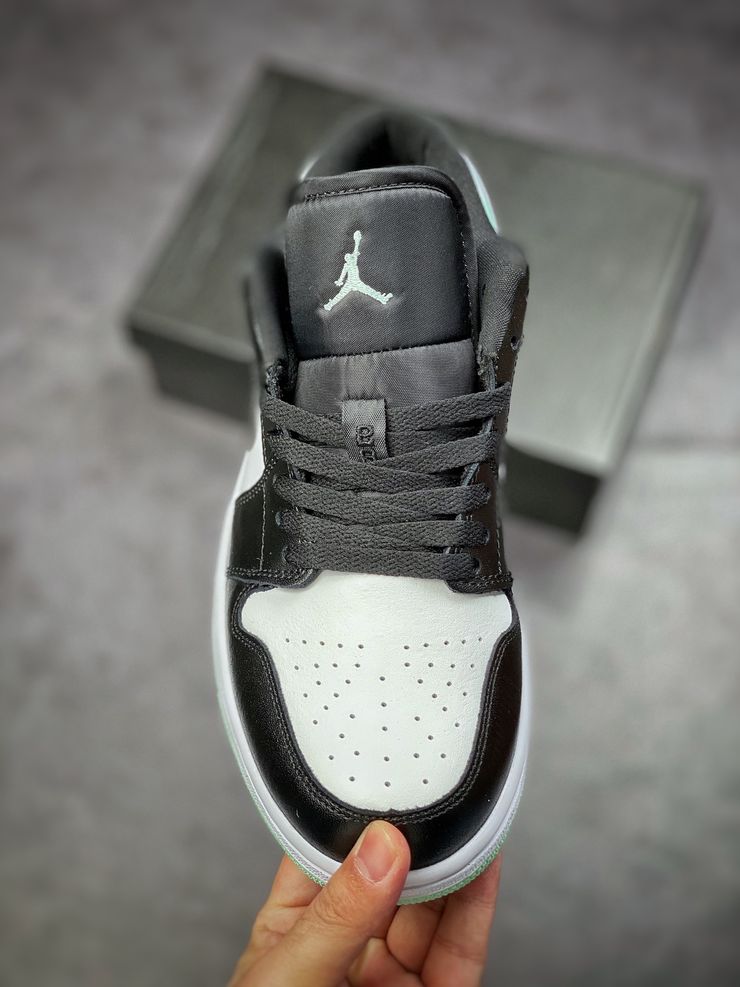 200  Air Jordan 1 Low 黑绿扎染 配色 + 不俗质感DM1199-100