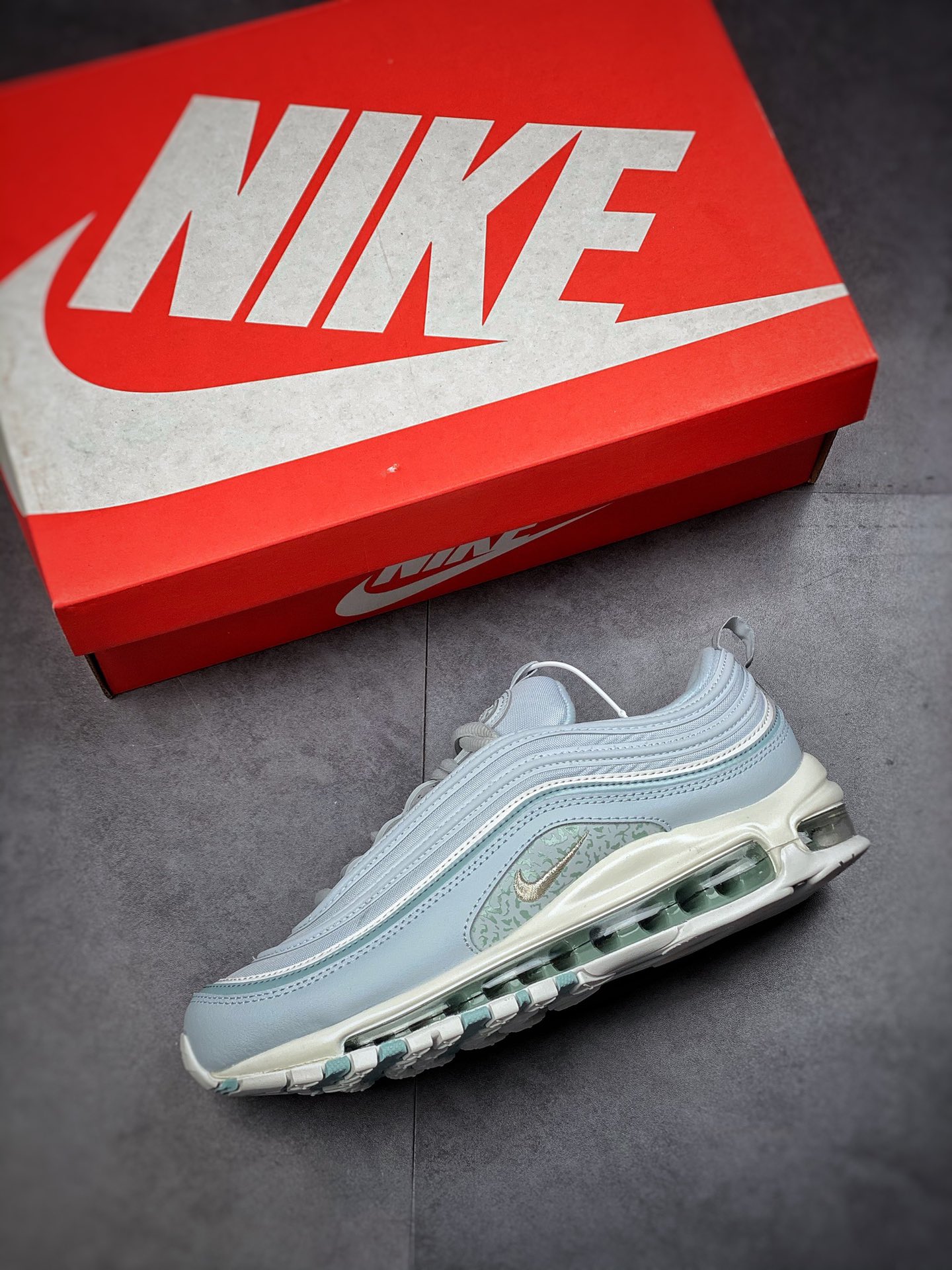 240  Nike Air Max 97 SE 暗光蓝 子弹气垫运动跑步鞋 DJ5434-400