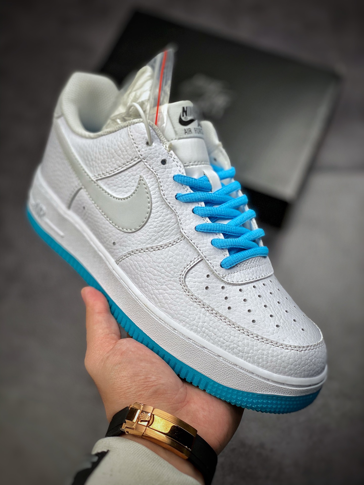 220  Nike Air Force 1 Low 07 白蓝水晶 原楦头原纸板 KH0806-168
