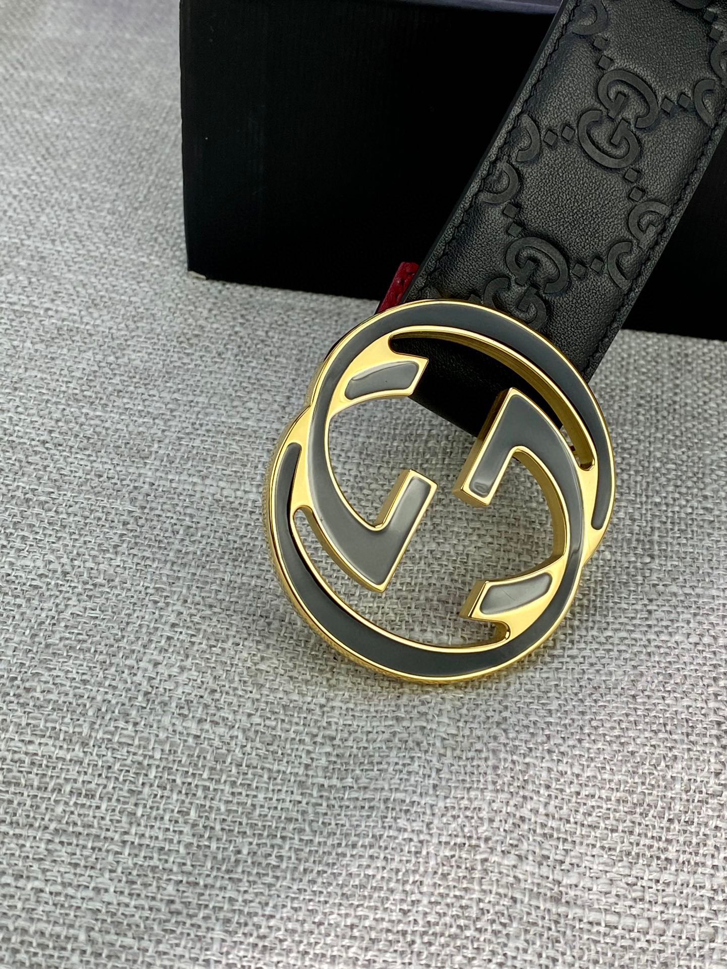 宽度4.0cmgucci互扣式双G带