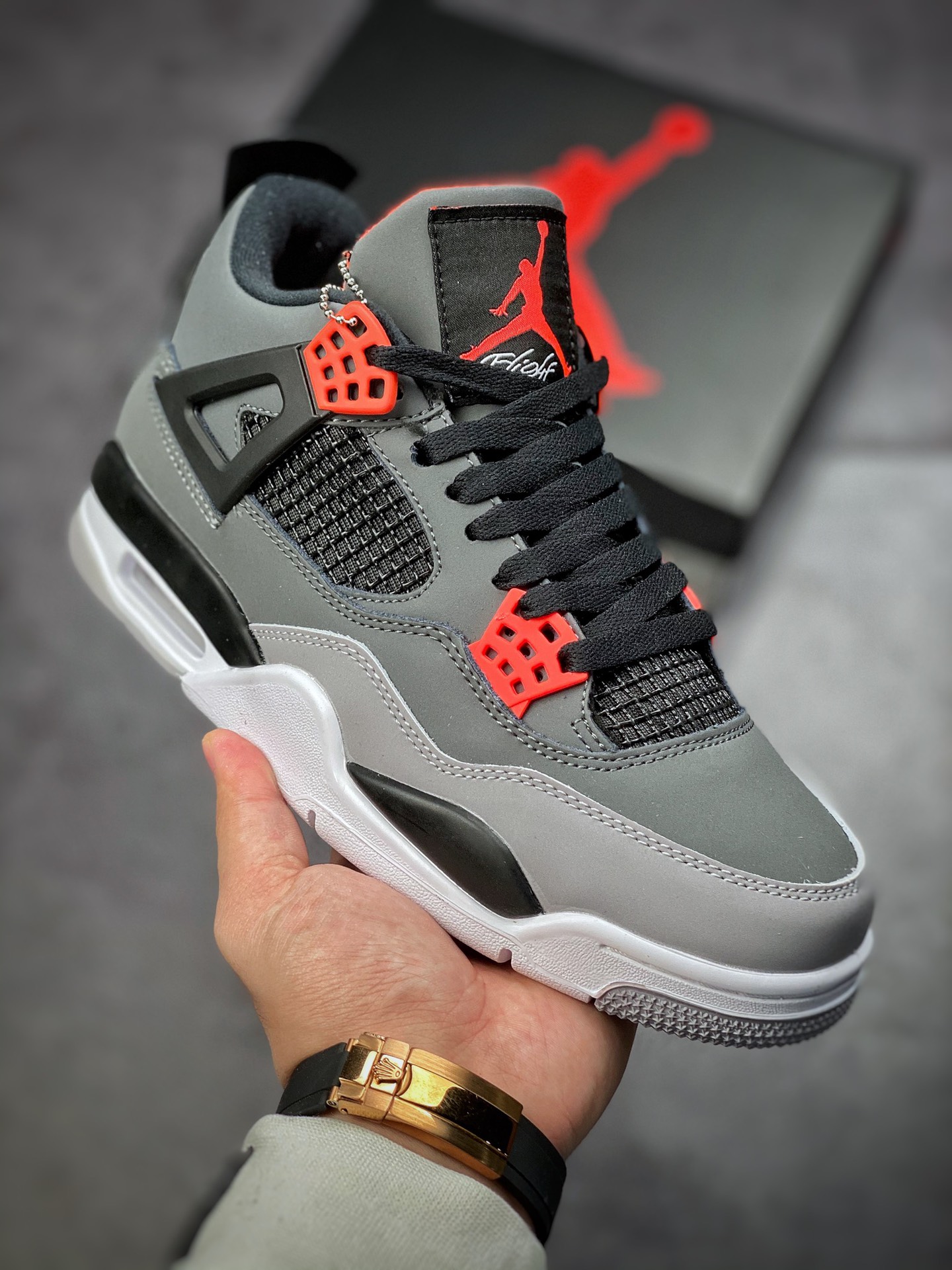 200  Air Jordan 4 “Infrared”红外线黑灰 DH6927-061