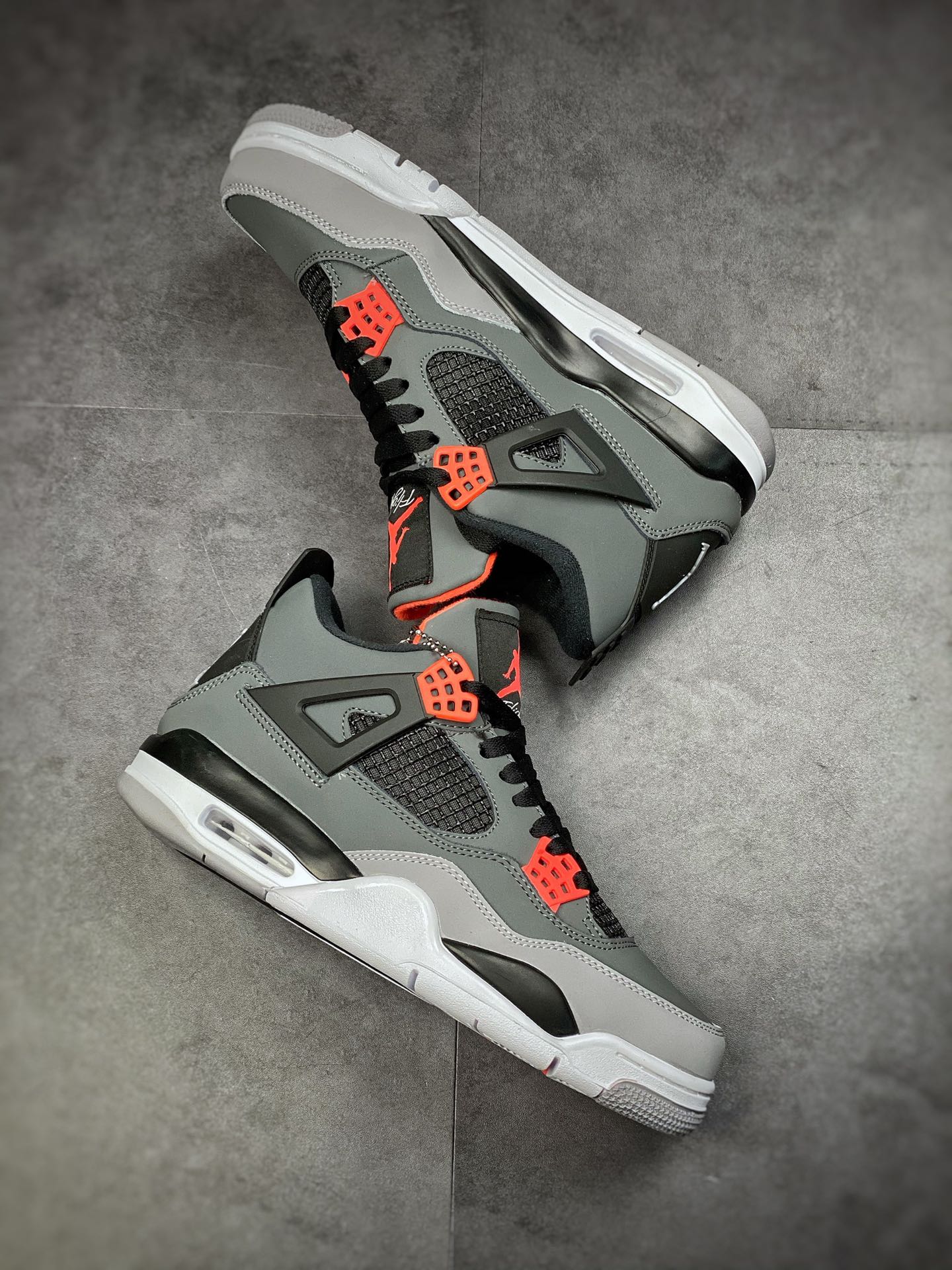 200  Air Jordan 4 “Infrared”红外线黑灰 DH6927-061