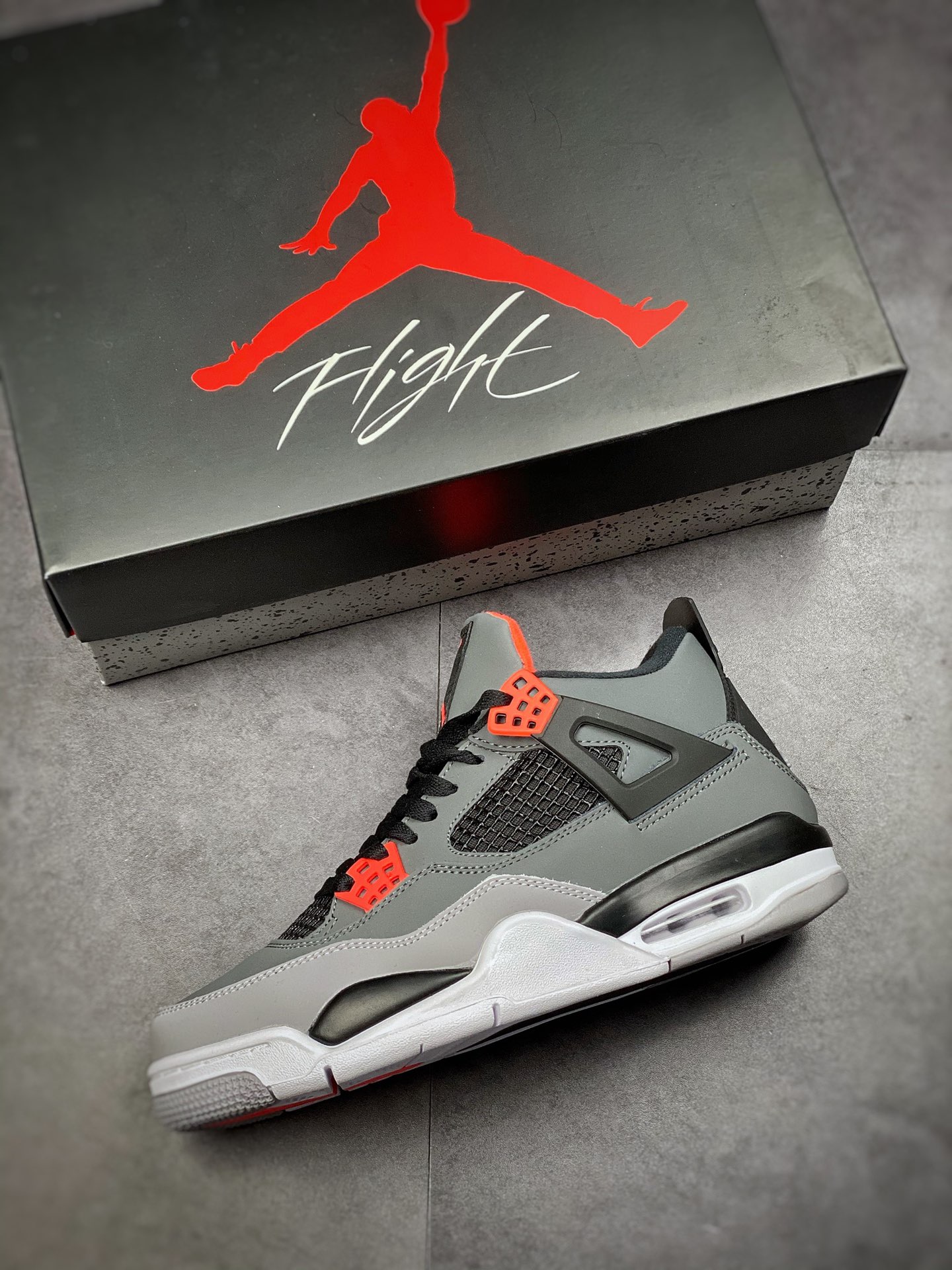 200  Air Jordan 4 “Infrared”红外线黑灰 DH6927-061
