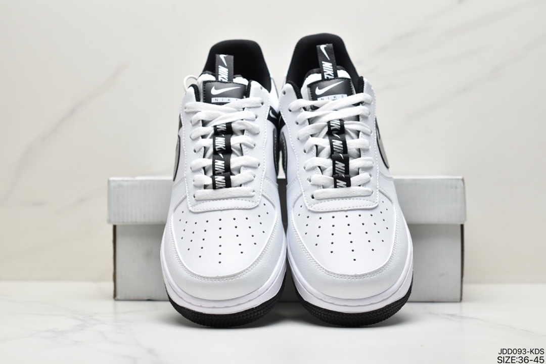 120 真标耐克Nike Air Force 1 LV8 黑色帆布刺绣CT4683-100