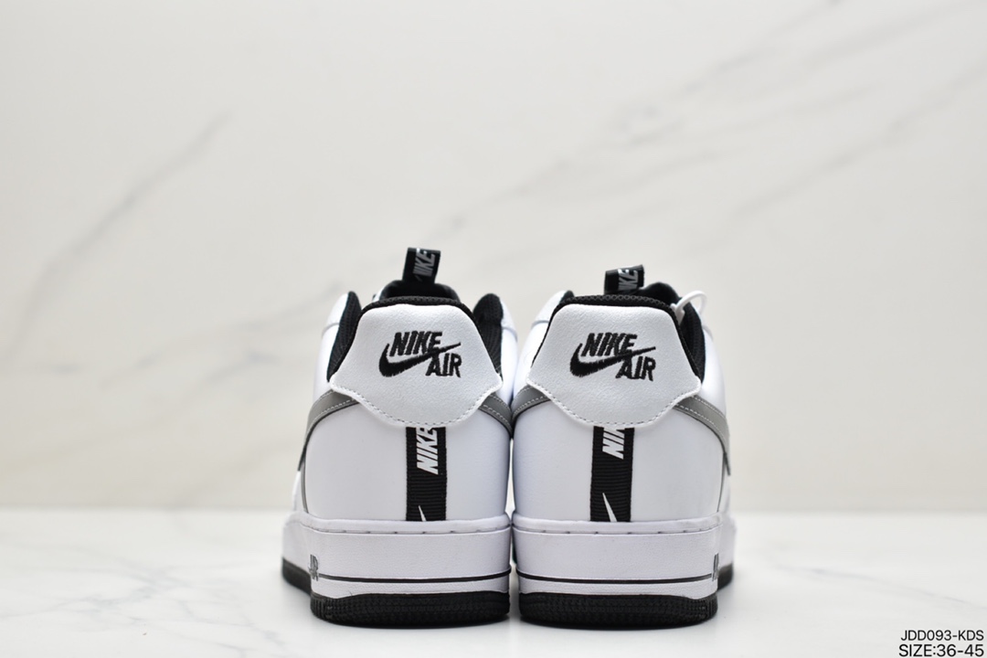 120 真标耐克Nike Air Force 1 LV8 黑色帆布刺绣CT4683-100